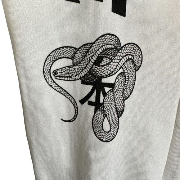 Adika Y2K Toxic Love Savage Phase Tramp Stamp Ying Yang Snake Tiger Butterfly Pu - Picture 8 of 14